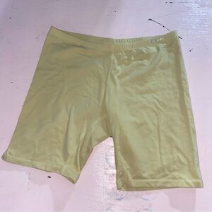 Basic Stretchy Undershorts Pastel Yellow / Tan Color 7.5 inch Molasus Brand